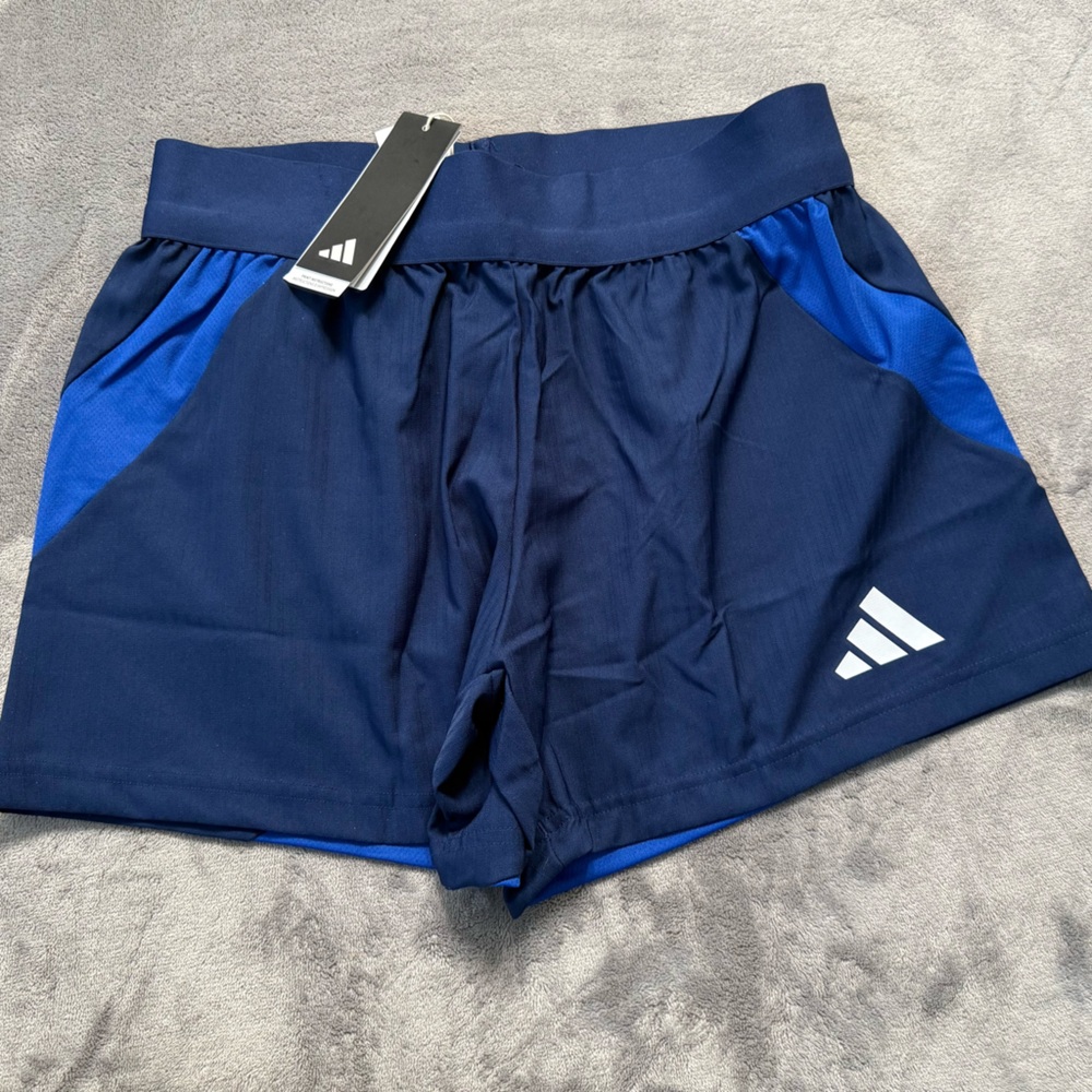 adidas Navy and Royal Blue Athletic Shorts